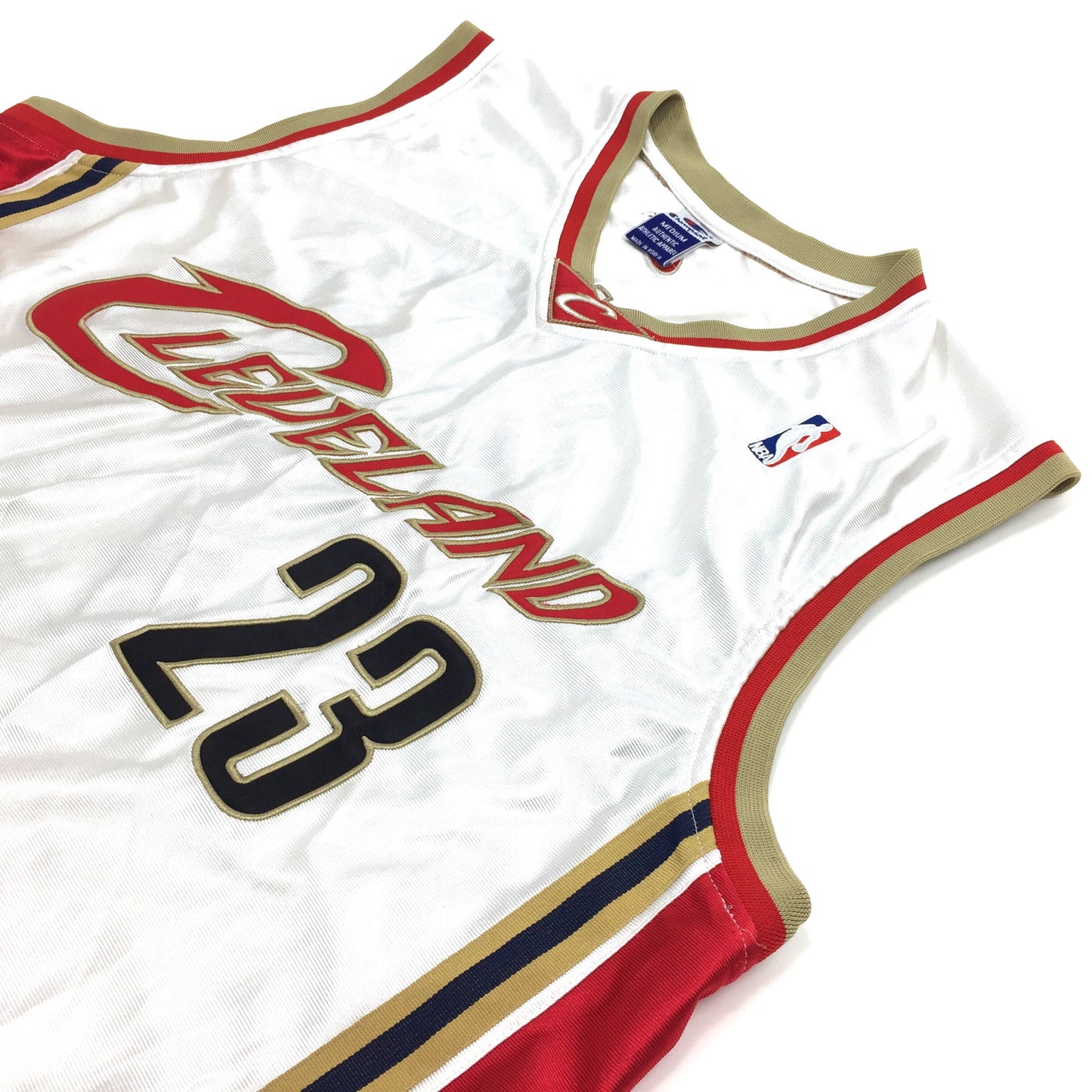 0403 Champion Vintage Cleveland Cavaliers James Jersey