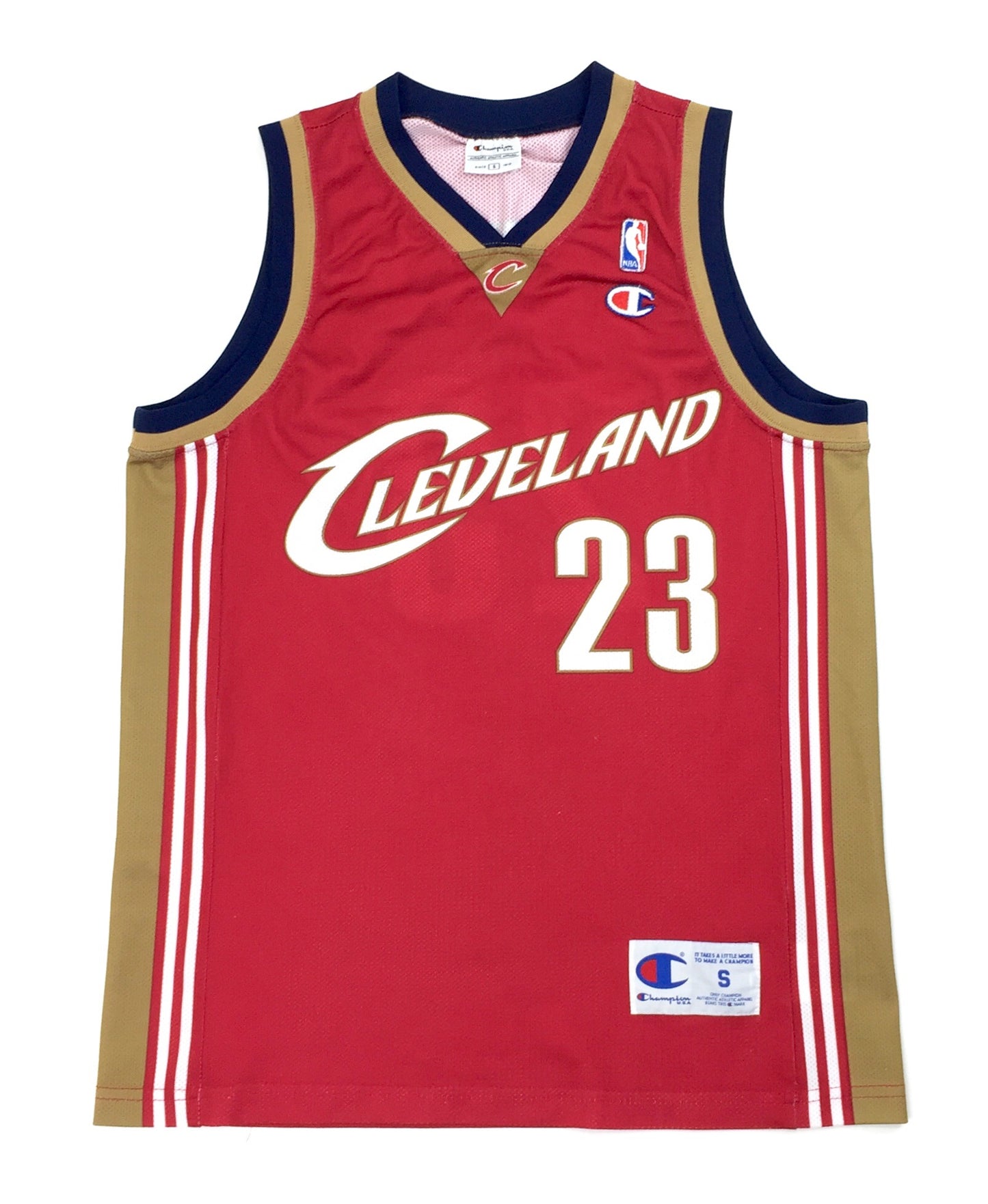 0297 Champion Vintage Cleveland Cavalliers James Jersey