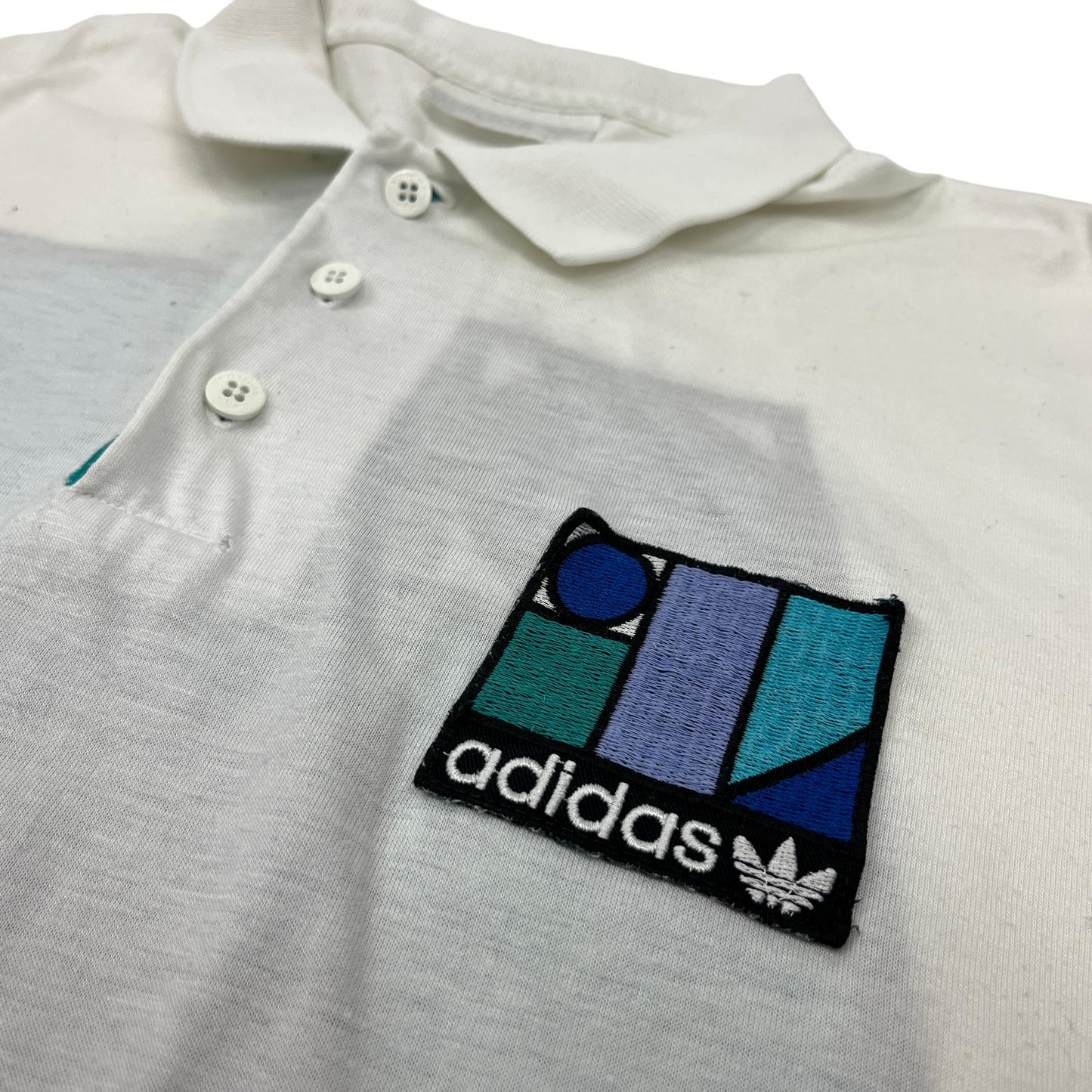 0945 Adidas Vintage 80s Ivan Lendl Tennis Poloshirt