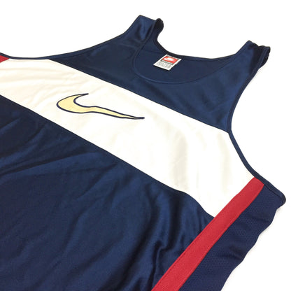 0231 Nike Vintage Big Swoosh Basketball Jersey