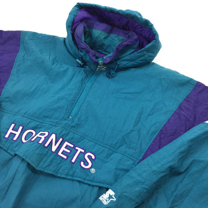 0575 Starter Vintage 90s Charlotte Hornets Basketball Coach Jacket