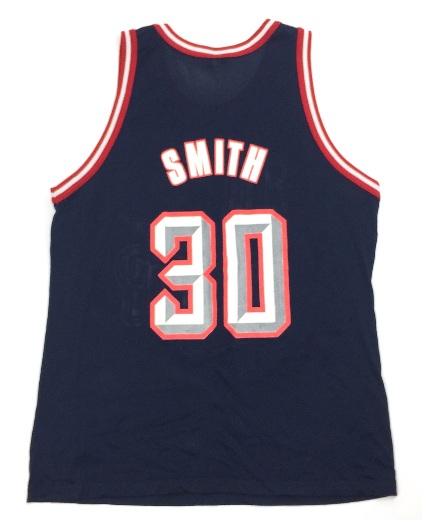 0278 Champion Vintage Houston Rockets Smith Jersey