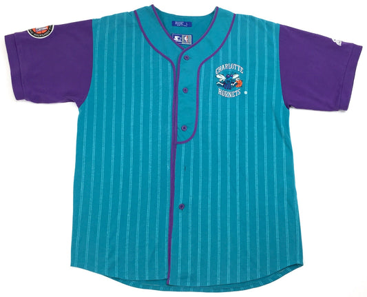 0324 Starter Vintage Charlotte Hornets Jersey