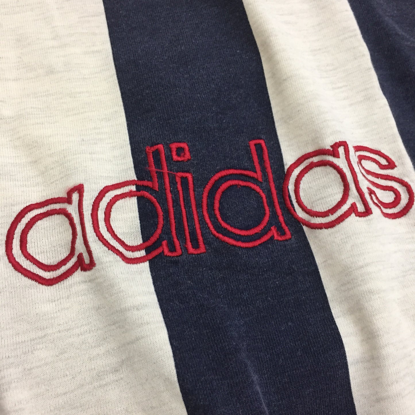 0033 Adidas Striped Vintage T-Shirt