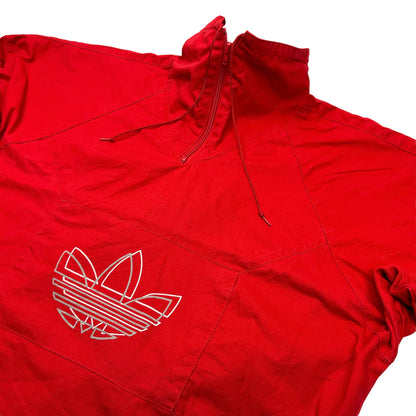 01289 Adidas Vintage 80s 1/4 Zip Windbreaker