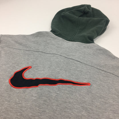 0602 Nike Vintage 90s Big Swoosh 1/4 Zip Hoodie