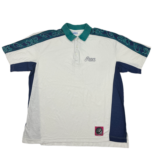 01125 Asics Vintage Pro Team Tennis Poloshirt