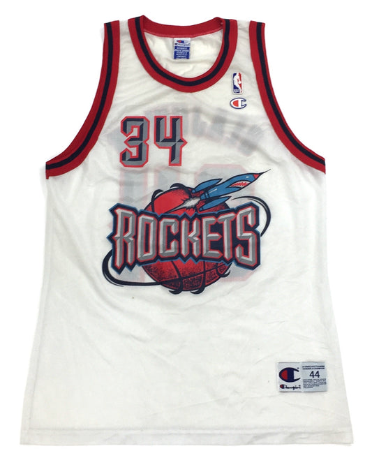 0408 Champion Vintage Houston Rockets Olajuwon Jersey