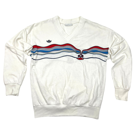 0787 Adidas Vintage Ivand Lendl Tennis Sweater