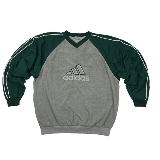 01085 Adidas 90s Warmup Logo Sweater