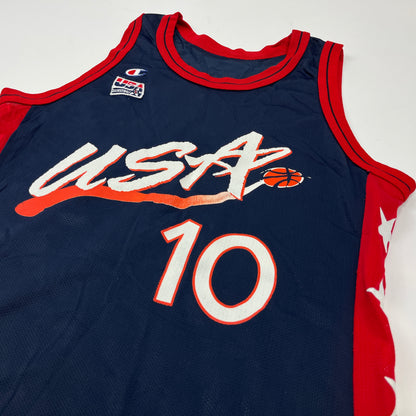 01051 Champion USA National Team Basketball Jersey Reggie Miller