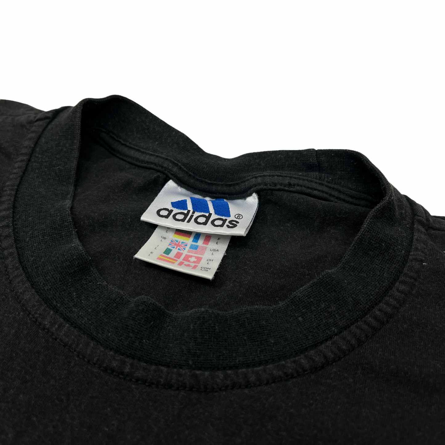 0788 Adidas Vintage 90s Logo Tshirt