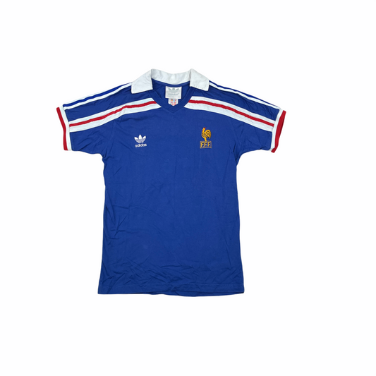 0747 Adidas Vintage France National Team 1986 Jersey