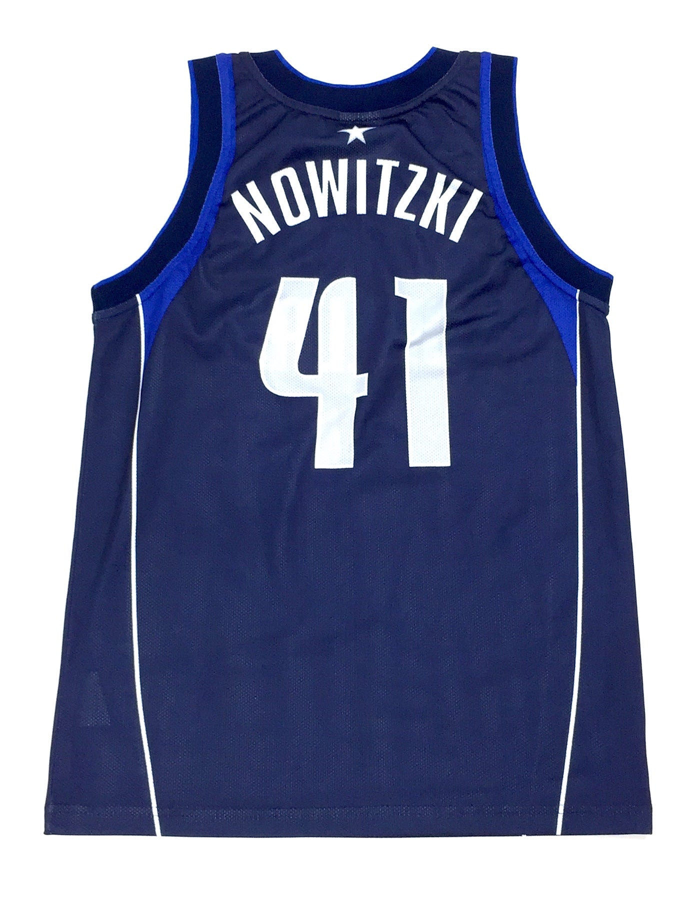 0443 Champion Vintage Dallas Mavericks Nowitzki Jersey