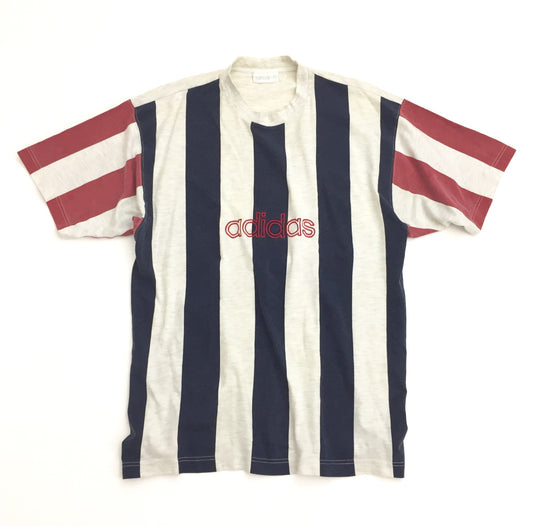 0033 Adidas Striped Vintage T-Shirt