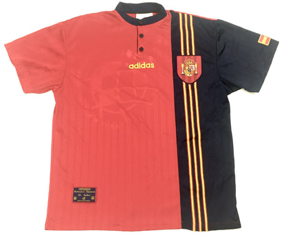 0334 Adidas Vintage Spanish 96 National Team Jersey