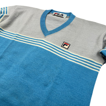 01366 Fila 80s Tennis Knitted Sweater