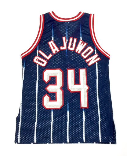 0288 Champion Vintage Houston Rockets Olajawon Jersey