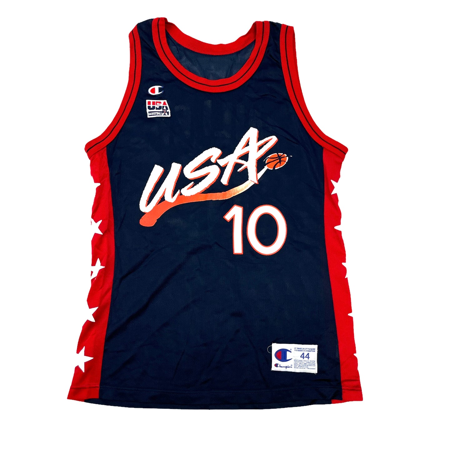 01051 Champion USA National Team Basketball Jersey Reggie Miller