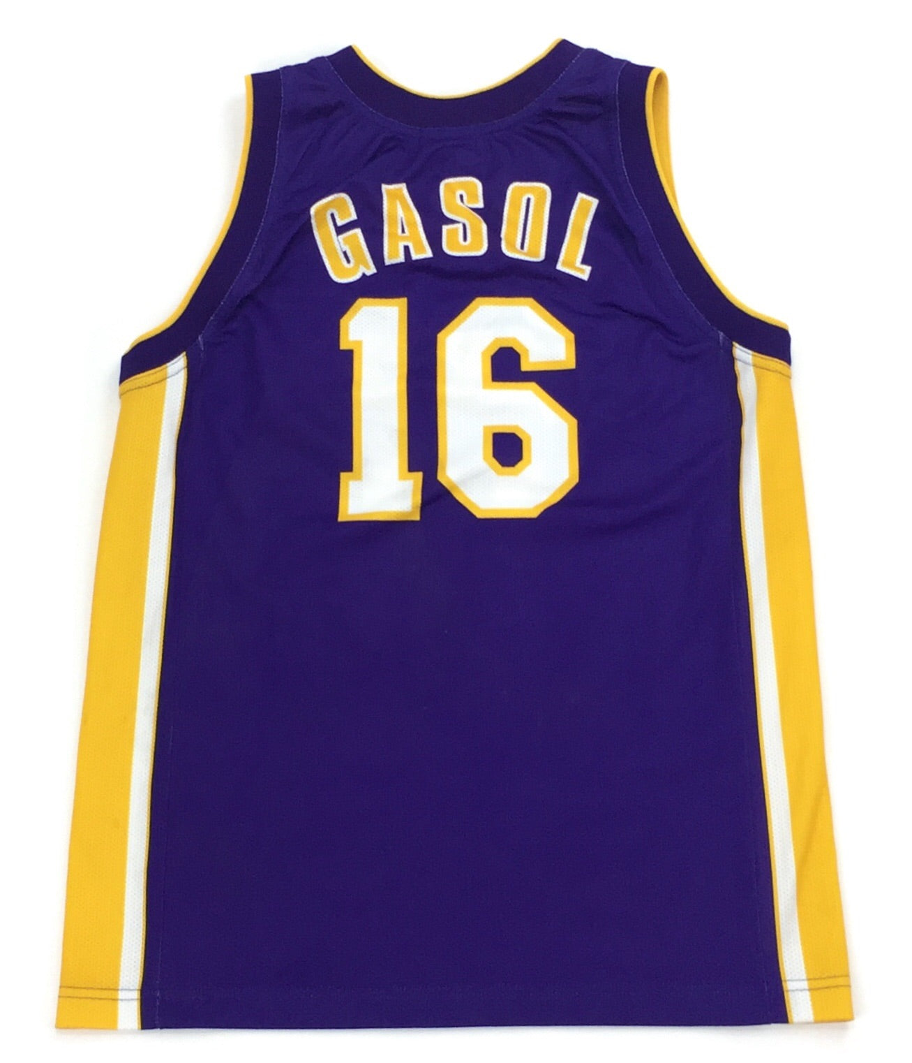 0393 Champion Vintage LA Lakers Gasol Jersey PAUL S FANSHOP