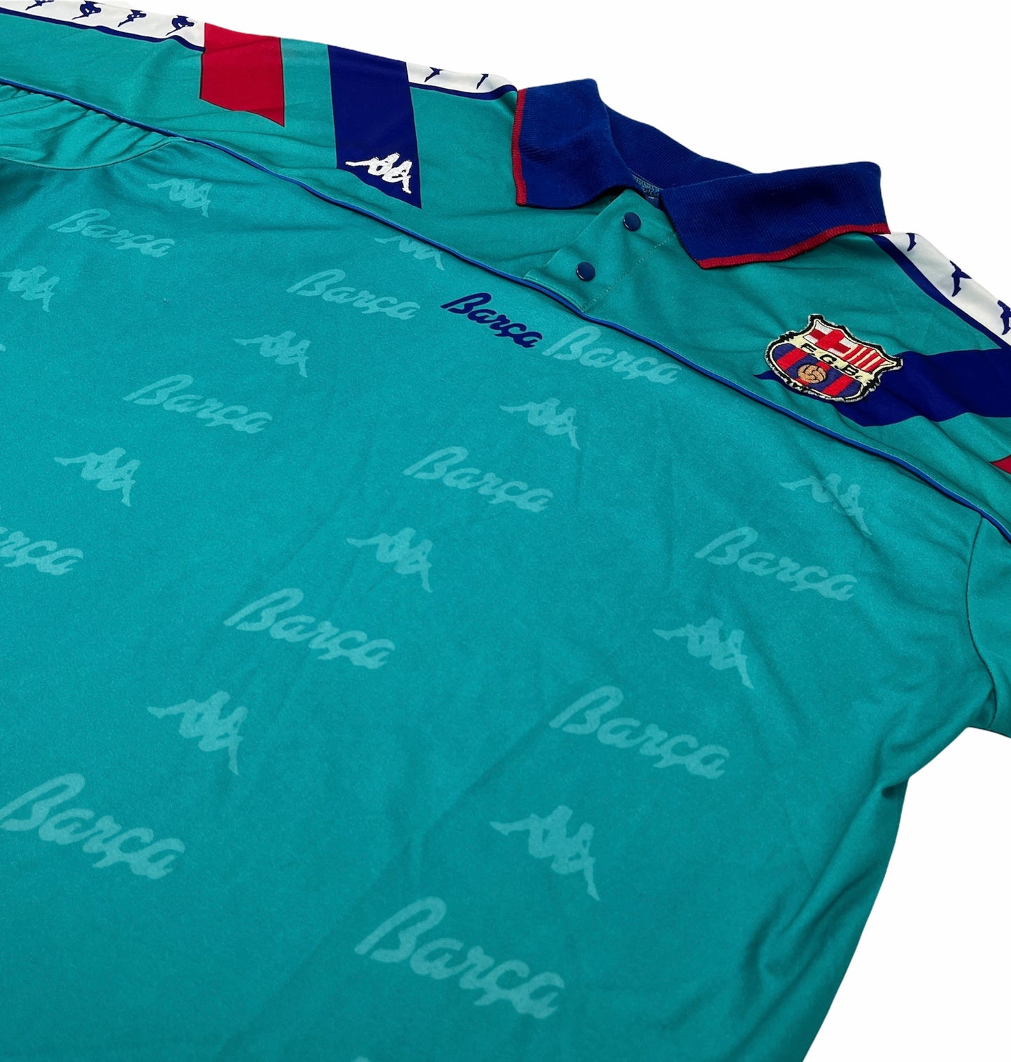 0704 Kappa Vintage FC Barcelona 94/95 Away Jersey