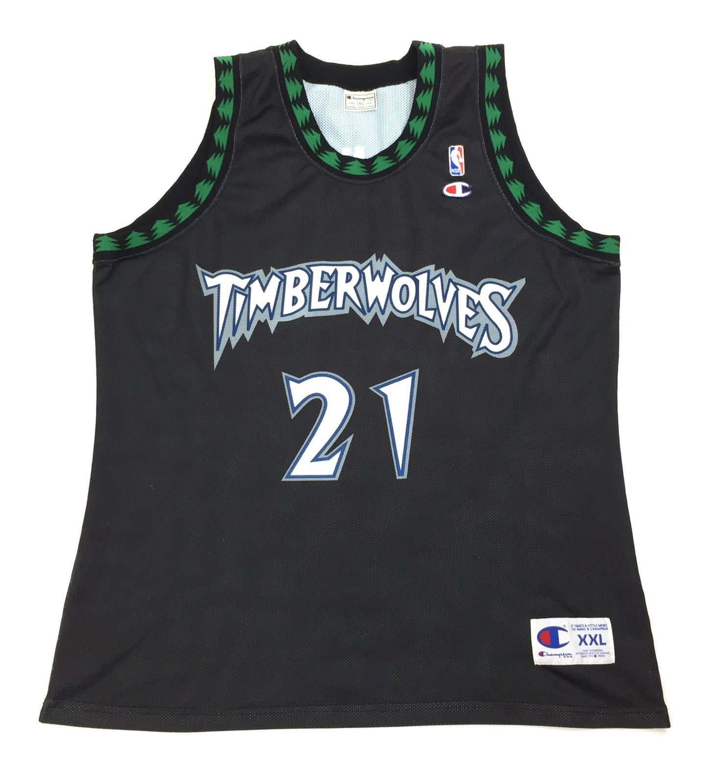 0292 Champion Vintage Minnesota Timberwolves Garnette Jersey