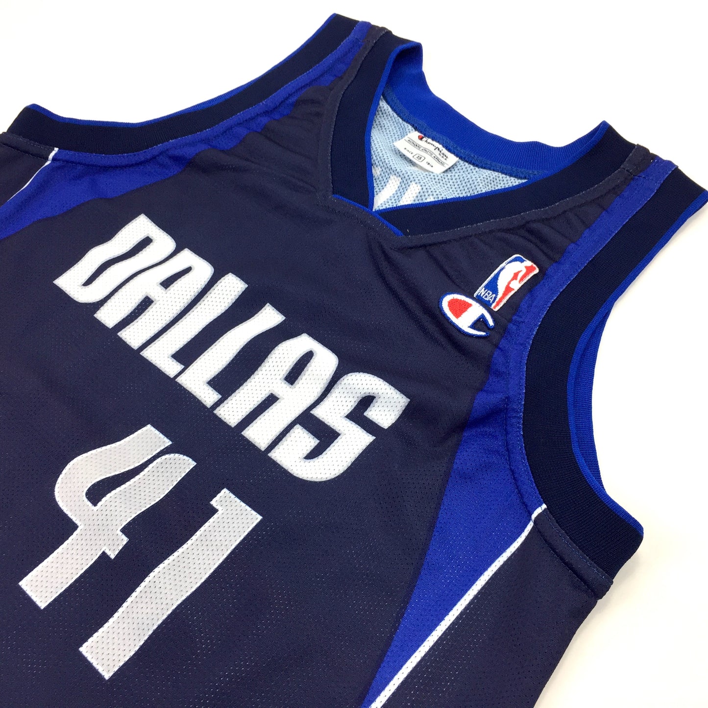 0443 Champion Vintage Dallas Mavericks Nowitzki Jersey