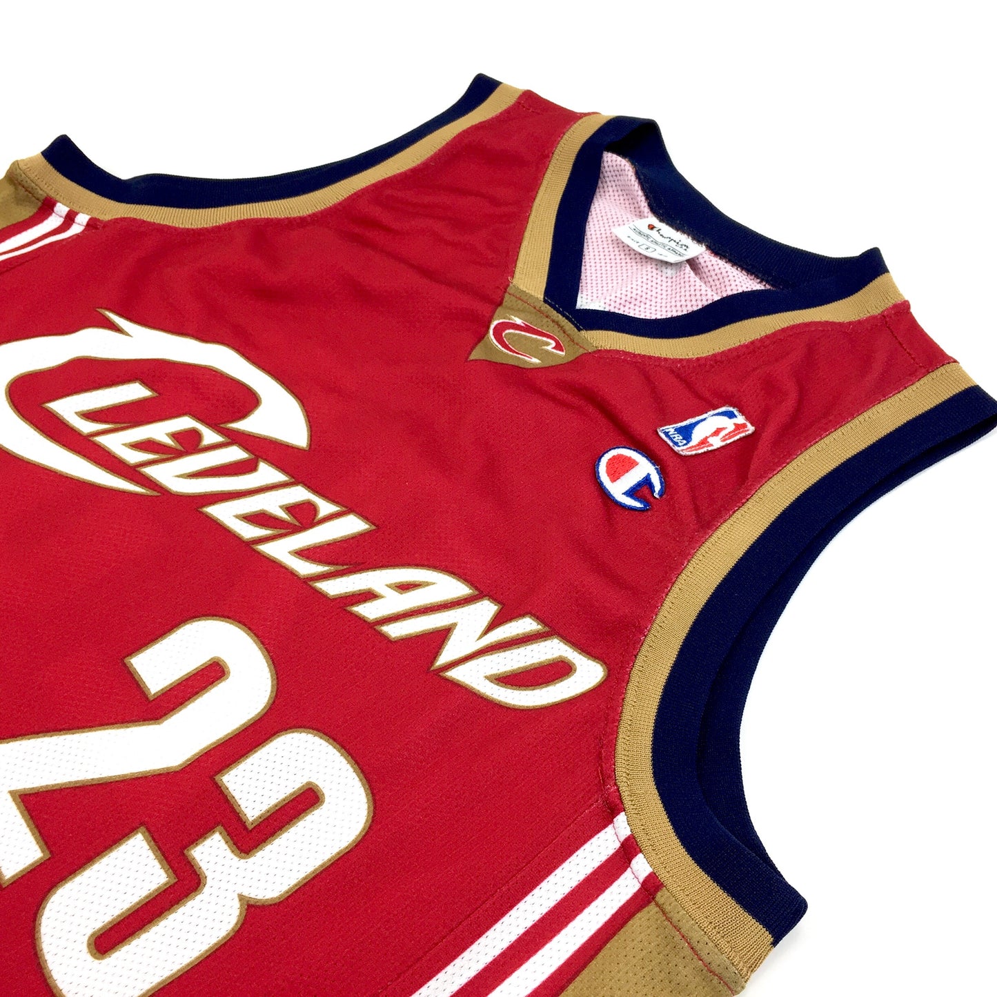 0297 Champion Vintage Cleveland Cavalliers James Jersey