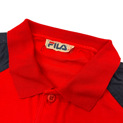 0905 Fila Vintage 80s Tennis Poloshirt