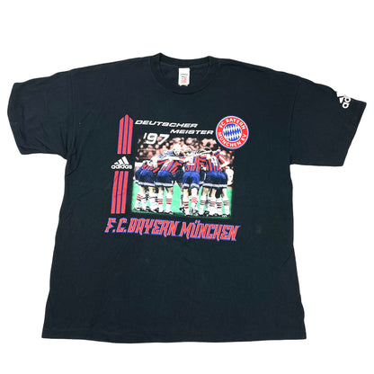 0703 Adidas Vintage FC Bayern München Champions 1997 T-Shirt