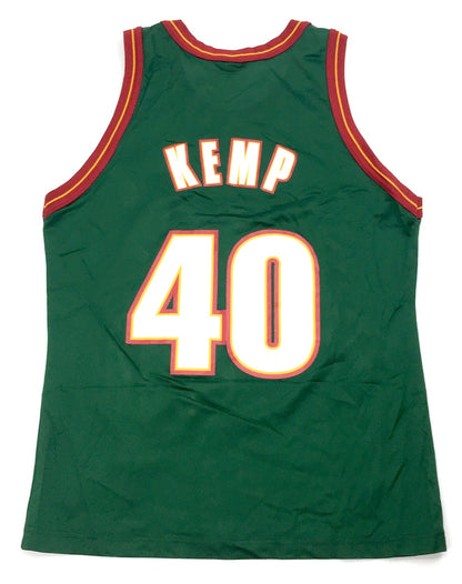 0276 Champion Vintage Seattle Super Sonics Kemp Jersey